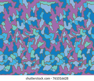 Fashionable camouflage pattern, vector illustration.Millatry print .Seamless vector wallpaper.