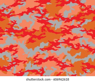 Fashionable camouflage pattern, vector illustration.Milltary print .Seamless vector wallpaper
