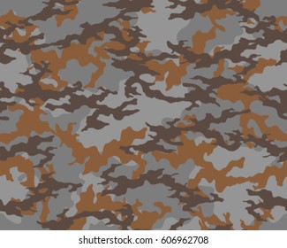 Fashionable camouflage pattern, vector illustration.Milltary print .Seamless vector wallpaper