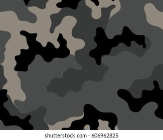 Fashionable camouflage pattern, vector illustration.Milltary print .Seamless vector wallpaper