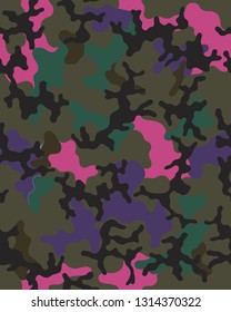 Fashionable camouflage pattern.Seamless vetor background.