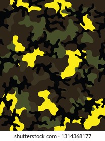 Fashionable camouflage pattern.Unique design.Seamless vector wallpaper.