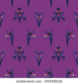 fashionable character patter The embodiment of human fears. The inner fear that lives in man. A modern concept of fear for your projects. The subject is isolated 