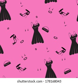 fashionable clothes and accessories
