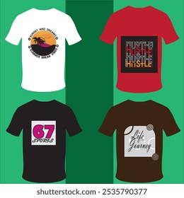 Fashionable Colorful Classic Unique T-shirt Design