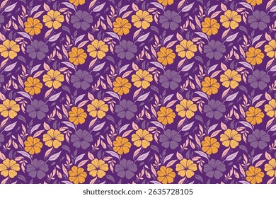 fashionable continuous line rose floral pattern for wrapping paper bedsheet cover home textile and kitchen fabric design

