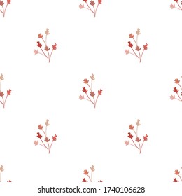 Fashionable cute pattern in native chamomile and lotus flowers. Flower seamless background for textiles, fabrics, covers, wallpapers, print, gift wrapping or any purpose