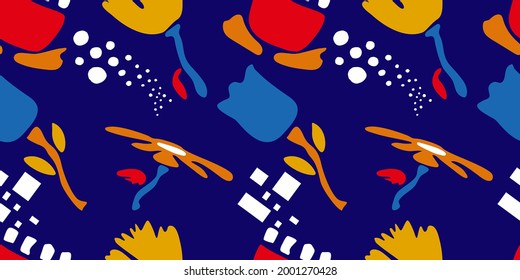 Fashionable design made of flowers.A pattern in a modern style for posters, decor, a print for fashionable fabrics,clothes,wallpaper.