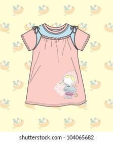 fashionable dress for the girl