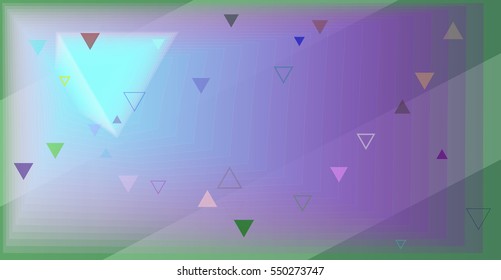 fashionable effect among triangle vector background, result into several draft