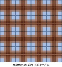 Fashionable fabric in a cage. Bright contrast color. Motley colorful background. Seamless texture. Vector cell.