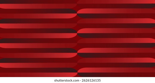Fancy elegante sem emenda padrão tendência vetor vermelho preto abstrato fundo. Ilustração de Arte em Meio-Tom Antiga para Impressão Têxtil.