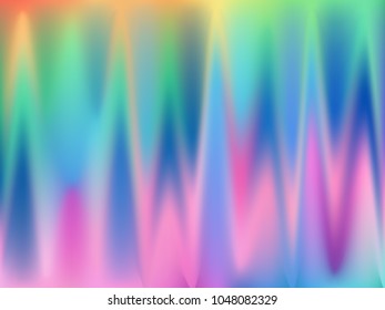 Fashionable fluid colors gradient texture vector dynamic holographic background. Vivid fluid gradient blur hologram backdrop. Elegant vector background graphic design.