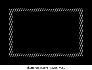 fashionable frame black color flat lay style and rectangle copy space, empty frame black for banner design, template square of black frame banner blank for advertising graphic beauty cosmetics fashion