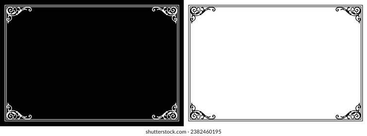 Fashionable frame. Design template. A set of gorgeous foreheads
