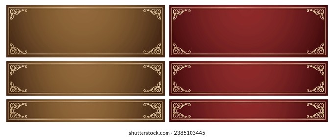 Fashionable frame. Design template. A set of gorgeous foreheads.