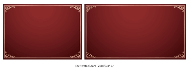 Fashionable frame. Design template. A set of gorgeous foreheads.