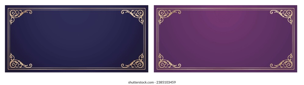 Fashionable frame. Design template. A set of gorgeous foreheads.