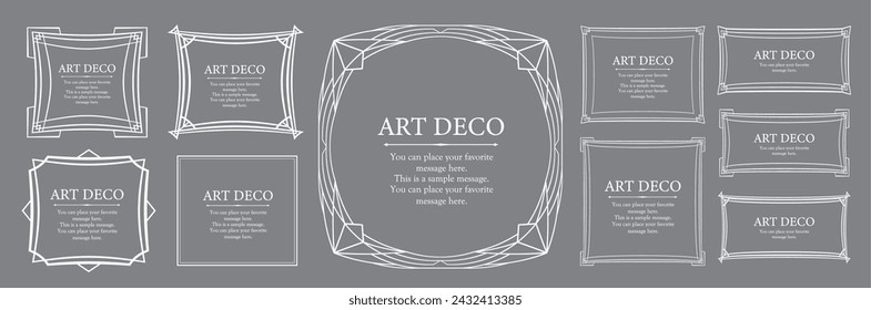 Fashionable frame. Design template. A set of gorgeous foreheads.