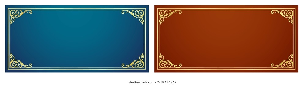 Fashionable frame. Design template. A set of gorgeous foreheads.