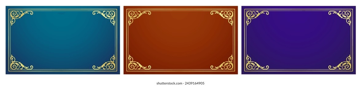 Fashionable frame. Design template. A set of gorgeous foreheads.