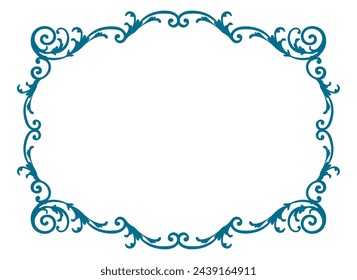 Fashionable frame. Design template. A set of gorgeous foreheads.