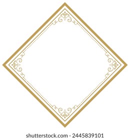 Fashionable frame. Design template. A set of gorgeous foreheads.