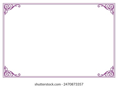 Fashionable frame. Design template. A set of gorgeous foreheads.