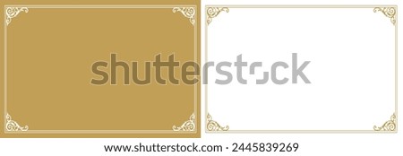 Fashionable frame. Design template. A set of gorgeous foreheads.
