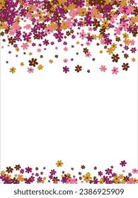 Marco de flores de moda. Diseño de fondo primaveral, flores coloridas y luminosas, bonito jardín decorativo. Colocar el texto. Diseño para postal, invitación, web. Ilustración del vector