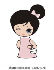 Fashionable girl