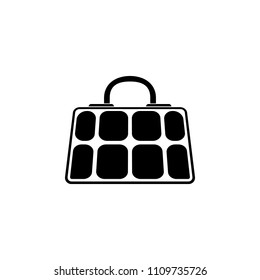 fashionable handbag icon. Element of bag icon for mobile concept and web apps. Detailed fashionable handbag icon can be used for web and mobile. Premium icon on white background