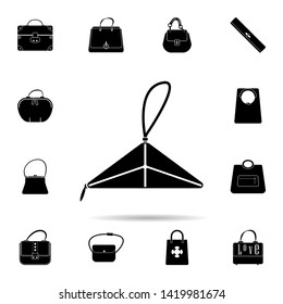 fashionable handbag icon. Universal set of bags for website design and development, app development