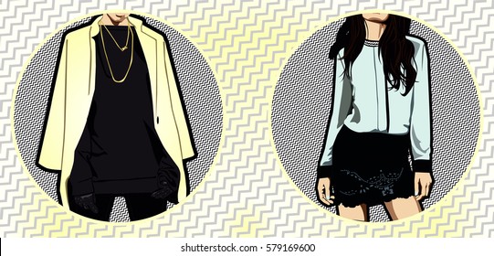 .fashionable image for girls every day