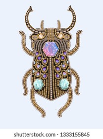 fashionable insect brooch 