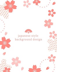Fashionable Japanese Style Design Background