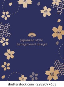 Fashionable Japanese style design background