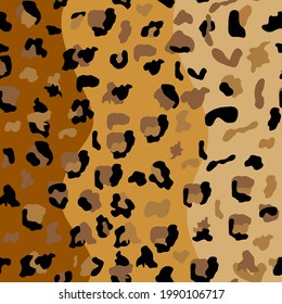 Fashionable Leopard Seamless Pattern. Stylized Spotted Leopard Skin Background for Fashion, Print, Wallpaper, Fabric.