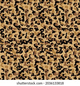 Patrón de leopardo de moda sin foco. Fondo estilizado de piel de leopardo localizado para moda, impresión, tapiz, tela.