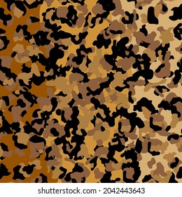 Fashionable Leopard Seamless Pattern. Stylized Spotted Leopard Skin Background for Fashion, Print, Wallpaper, Fabric.
