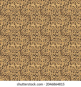 Fashionable Leopard Seamless Pattern. Stylized Spotted Leopard Skin Background for Fashion, Print, Wallpaper, Fabric.