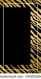 Diseño de afiches de diseño de patrón de cebra de lujo de moda, impresión animal para folleto, plantilla de portátil. EPS10 de ilustración vectorial