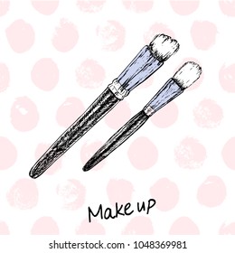 Fashionable makeup brush