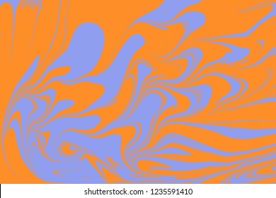 Fashionable makeup paintings of marbling. Marble texture paint splash. Colorful ink fluid puzzle. Design for poster, brochure, invitation, cover book,  magazine. Vector.