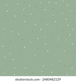 Fashionable olive polka dot pattern for children's textiles, as backgrounds, cards, etc.