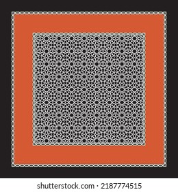 fashionable pattern design for the scarf