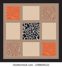 fashionable pattern design for the scarf