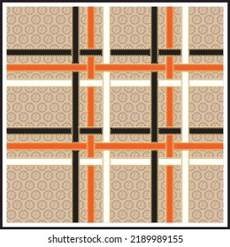 Fashionable pattern design for the scarf