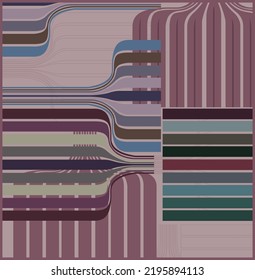 Fashionable pattern design for the scarf