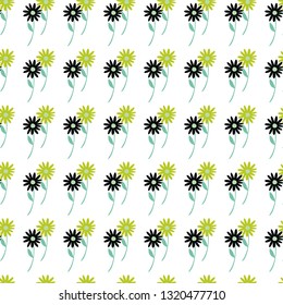 Fashionable pattern, small flowers. 